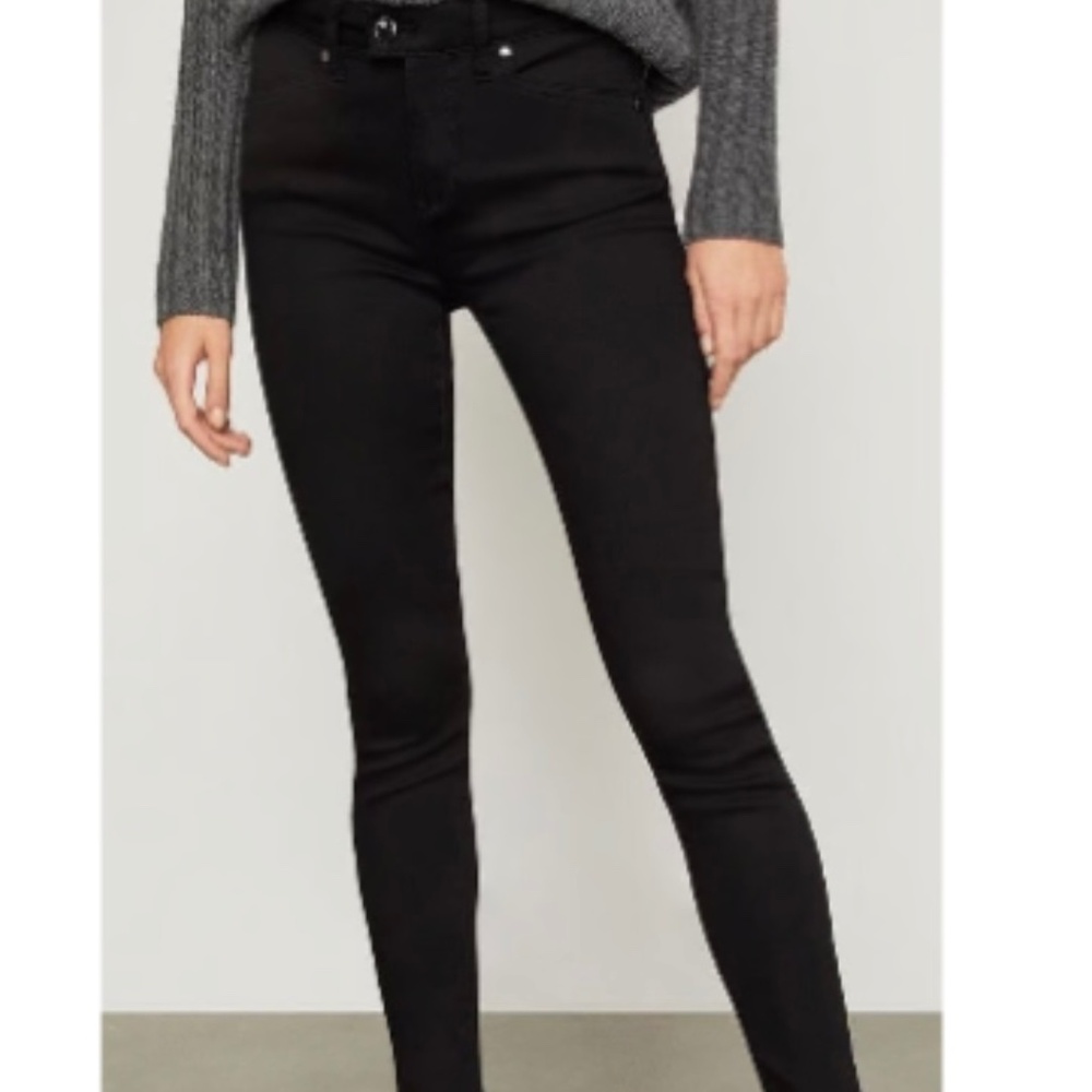NWT BCBGMAXAZRIA Jeans, Black, Size 32